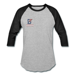 Bleacher Fan Baseball T-Shirt - heather gray/black
