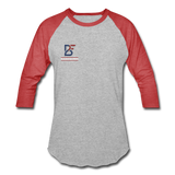 Bleacher Fan Baseball T-Shirt - heather gray/red