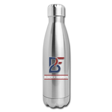 Bleacher Fan Insulated Stainless Steel Water Bottle - silver