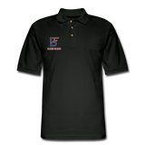 Bleacher Fan Men's Pique Polo Shirt - black
